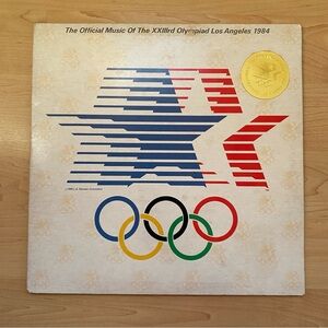 The Official Music Of The XXIII Olympiad Los Angeles 1984 LP Album Vinyl Record